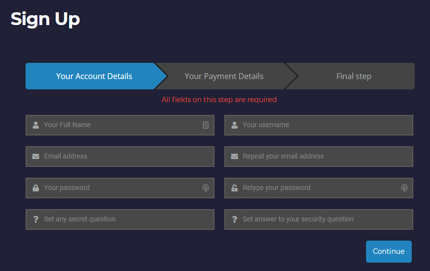 How to register an HYIP account